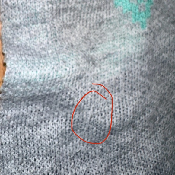 Charlotte Russe Aztec pattern shawl cardigan - M - Picture 8 of 9